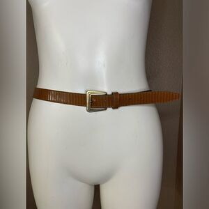 Vintage brown and gold belt